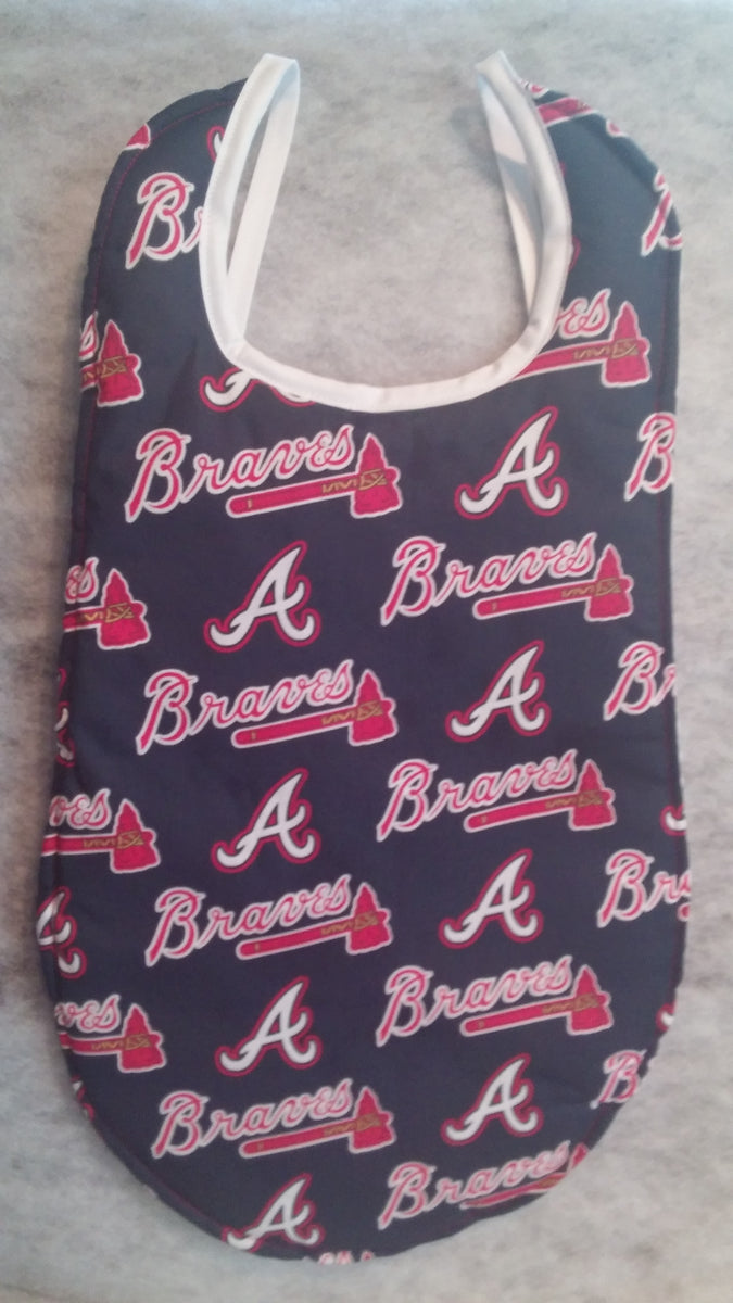 Personalized Atlanta Braves Baby One Piece And/or Bib 