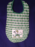 College Team Adult Clothing Protector (Bib)- made with NCAA/College Team fabric-Handmade