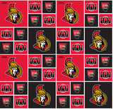 Hockey Adult Clothing Protector (Bib)- made with NHL fabric-Handmade