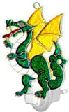 Dragon: Green / Standard - White: