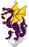 Dragon: Purple / Standard - White: