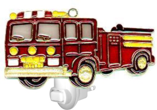 Fire Truck: Left / Standard - White: