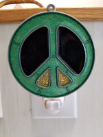 PEACE SIGN - GREEN / Standard - White:
