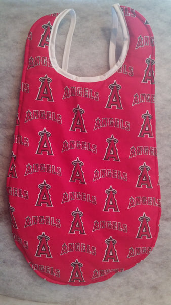 Baseball Team Adult Clothing Protector (Bib)- made with MLB fabric-Handmade