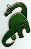 Green Brontosaurus Suncatcher: