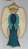 Guardian Angel Suncatcher (Color: Blue):