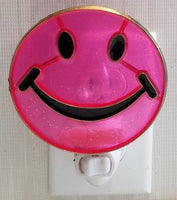 Smiley Face-Pink / Standard - White: