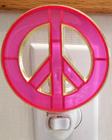 PEACE SIGN - PINK / Standard - White: